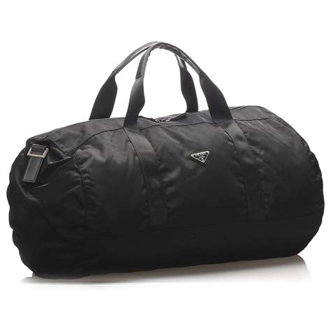 prada borsa viaggio|Borsa Da Viaggio In Saffiano Nero .